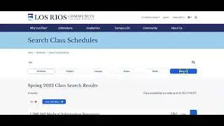 Find ZTC Classes in Online Class Schedule