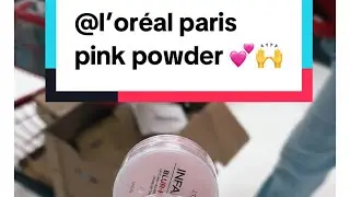 OMG I FINALLY FOUND THE PINK POWDER @lorealparis 🙌❤️🙌