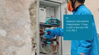 Inspecție completă de siguranță la tabloul principal de distribuție al clădirii cu MI 3155