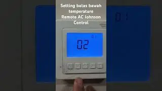 Setting Remote AC Johnson Control #johnson #johnsoncontrols #ahu #fcu