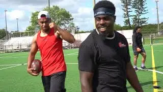 Tua Tagovailoa and Jakeem Grant Running Routes!
