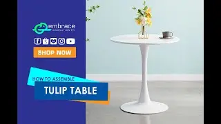 Embrace Innovation I How to Assemble TULIP TABLE 60-80cm Black & White