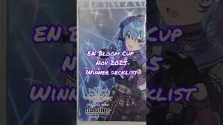 EN Bloom Cup Reine Marine Winning deck #hololive #hocg #bloomcup #tcg