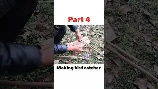 Villager Boy Making Bird Catcher #Short #2026