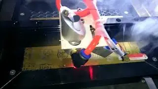 How does 40W CO2 laser engraving machine cut  OCA Optical Clear Adhesive for iphone etc. ?
