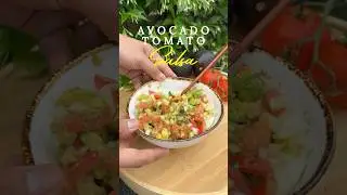 The BEST Avocado Tomato Salsa Recipe You&rsquo;ll Ever try!! #avocado #salsa #plantbased #easyrecipe