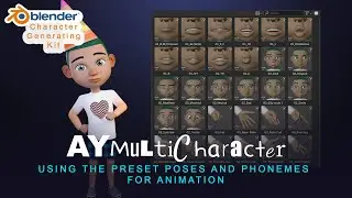 Using the preset Poses and Phonemes for animation
