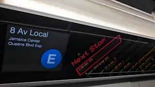 МИРОВОЙ РЕКОРД NYC Subway: Самый быстрый поезд R160 (E) на полной скорости от Всемирного торговог...