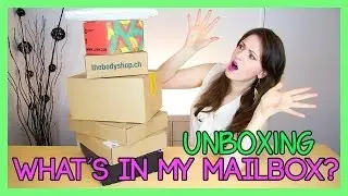 What's in my Mailbox?? HUGE UNBOXING!! Body Shop, Lush, L'Oréal, Manhattan, Vichy & more!