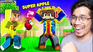 Minecraft But Youtubers are OP APPLE !!!