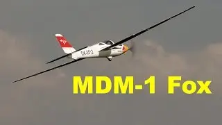MDM-1 Fox, scale RC glider, electric powered, 2018