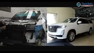 Blindaje terminado nivel V Plus | Cadillac Escalade 2021 | Blindajes Yasser Armor