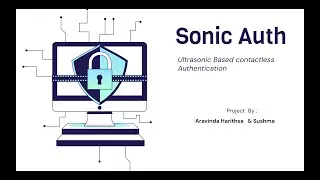 SONIC AUTH -  Contactless solution for authentication systems