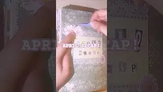 Let&rsquo;s create my April Recap journal spread! 🪿🫖🌧️