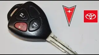 Pontiac Vibe / Toyota Matrix Key Fob Battery Replacement