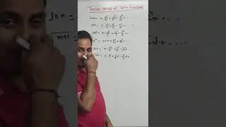 Taylor Series of Some Functions #shorts #viralvideo