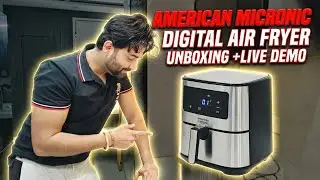 American Micronic 6.5 L Air Fryer | Unboxing & Reviews with Live Demo Hindi