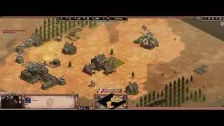 Age Of Empires 2 DE - low elo game play - Slavs vs Romans. Arabia.