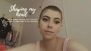 Shaving my head because it is falling out from chemo | Cancer kid