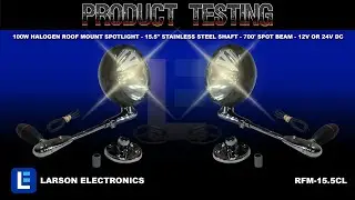 100W Halogen Roof Mount Spotlight - 15.5