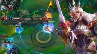 Fiora vs Aatrox: 1v9 with Super Troll Teammates (Got Chat Banned 🤬)