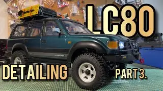 Detailing Rc rockcrawler, Toyota Lc80 hardbody, Part 3. of the build