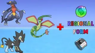 What if Flygon Mega Evolution & Garchomp Type Swaping And Neo From & Luxray + Mega Absol Fusion 🔥🔥