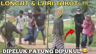 PRANK PATUNG SINDEN // CEWE SEXY KAGET DIPELUK SAMPE PUKUL & NGOMPOL 😂 { BUKIT TANGKEBAN }