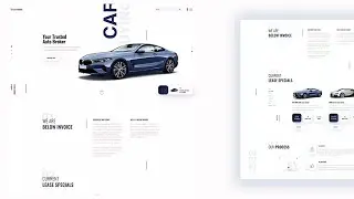 How to design a product website in Adobe XD | Design Idea 2024
