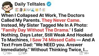 When I Collapsed At Work, The Doctors Called My Parents. They Never Came. Instead, My Sister Tagged