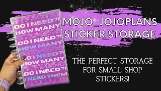 Mojo Sticker Storage