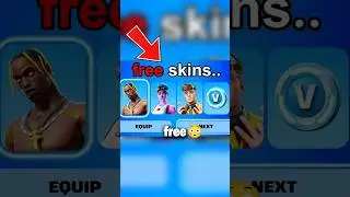 16 Free Skins In Fortnite😳 #fortnite #shorts