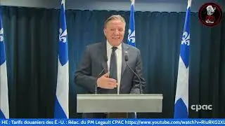 Point de presse Legault 1er f&eacute;vrier: 100 000 jobs perdues, Hydro-Qc, &eacute;oliennes, Investissements Qc