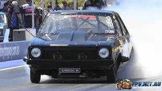 DBRICK THEUMA & LEAKE RACING DANDY ENGINES PROFAB TORANA 6.70 @ 218 MPH