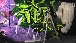 Alex Rousey Tiger Graffiti
