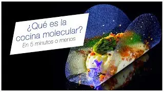 &iquest;Qu&eacute; es la cocina molecular? En 5 min. o menos