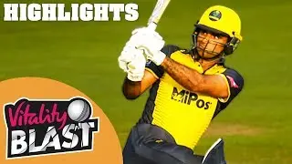 Glamorgan v Gloucestershire | High Drama As Fakhar & Salter Star | Vitality Blast 2019 - Highlights