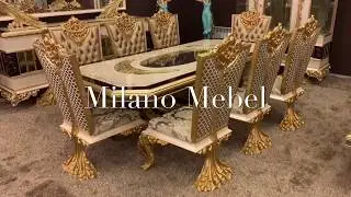 Milano Mebel- Drap yemek odası ve koltuk takimi