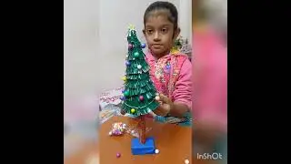 easy Christmas🎅 setup🎄 making for children👧👦 done by Rishika (my Lil student)