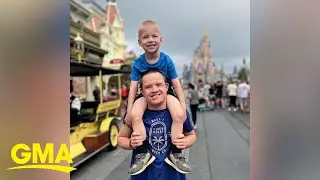 Sister documents how brother with Down syndrome is the sweetest uncle to her kids