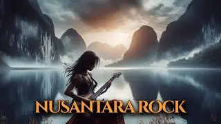 Epic Original Instrumental Rock Fusion: Guitar in Traditional Indonesian Attire