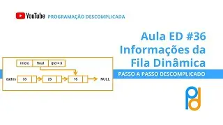 Estrutura de Dados em C | Aula 36 - Informações da Fila Dinâmica