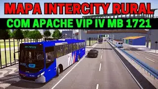 🔴Gameplay Mapa Intercity Rural Linha 20TM | Proton Bus Simulator | PBSU | Mods | Simulador