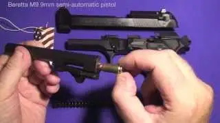 Beretta M9 and Beretta FS92 - Field Stripping and Cleaning