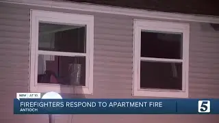 Several displaced by Antioch apartment fire