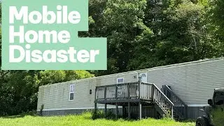 Mobile Home Disaster Cleanup &ndash; CHAT but beautiful scenery from my porch 