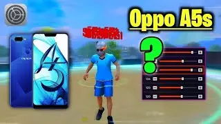OPPO A5S 🔴Free Fire Headshot Setting After Update 2025⚡Best Sensitivity Settings