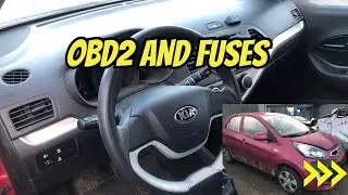 Kia Picanto 2011-2017 - Fuse and Obd Location
