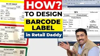 Barcode Label Edit Option- Retail Daddy- How to make Barcode?