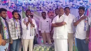 TDP Leaders join YSRCP in presence of MLA K Pedda Reddy at Tadipatri